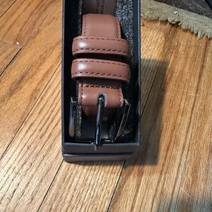 Elegant Tan Leather Belt for Men